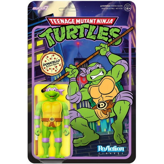 Super7 - Teenage Mutant Ninja Turtles - ReAction Wv 7 - Donatello (Cartoon), Super7, Gifts