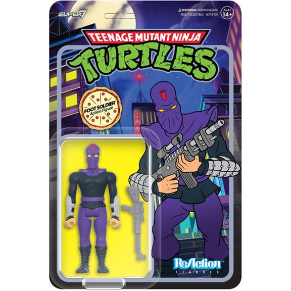 Super7 - Teenage Mutant Ninja Turtles - ReAction Wv8 - Foot Soldier (Cartoon), Super7, Gifts