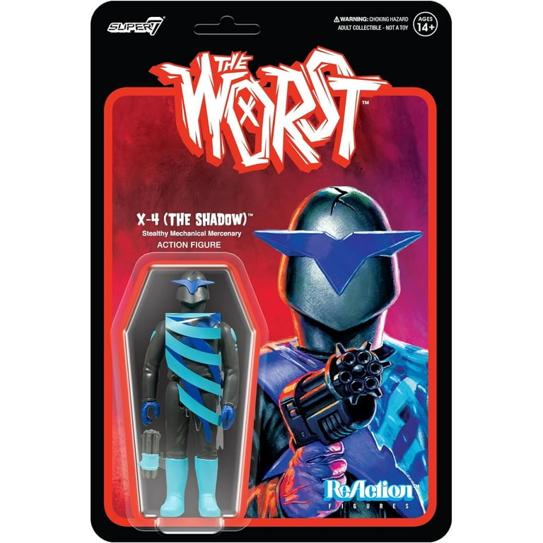 super7 THE WORST 3.75インチフィギュア　6種セット Amazon.com: Super7 The Worst X-4 (The Shadow) Mutant Team