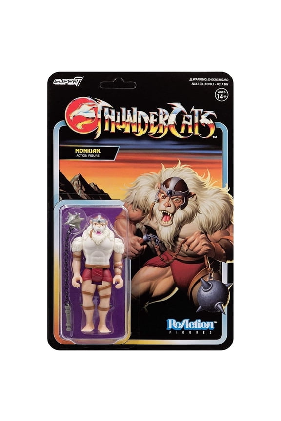 Thundercats Monkian ReAction Figure with Flail Weapon Accessory Retro