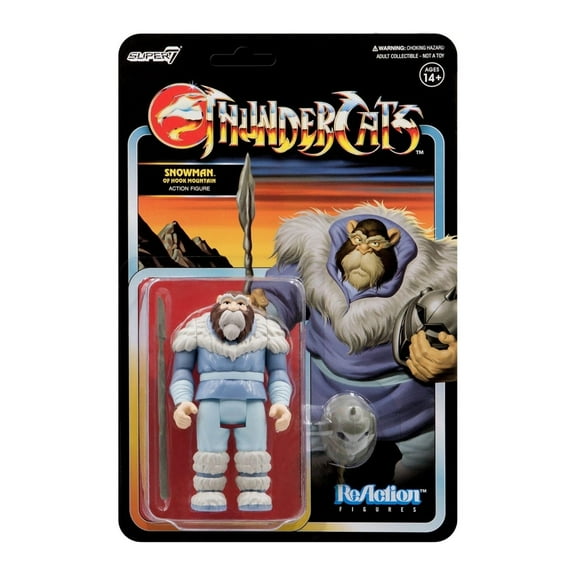 Super7 Thundercats Snowman of Hook Mountain 4" ReAction Figure with Lance