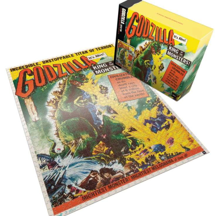 Super7 - Toho Puzzle - Godzilla King of Monsters (U.S. release One Sheet Poster)  [GAMES (MISC)] Puzzle