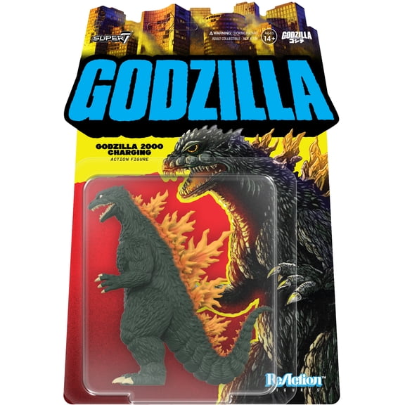 Super7 - Toho - ReAction Figures Wv10 - Godzilla (2000, Charging)