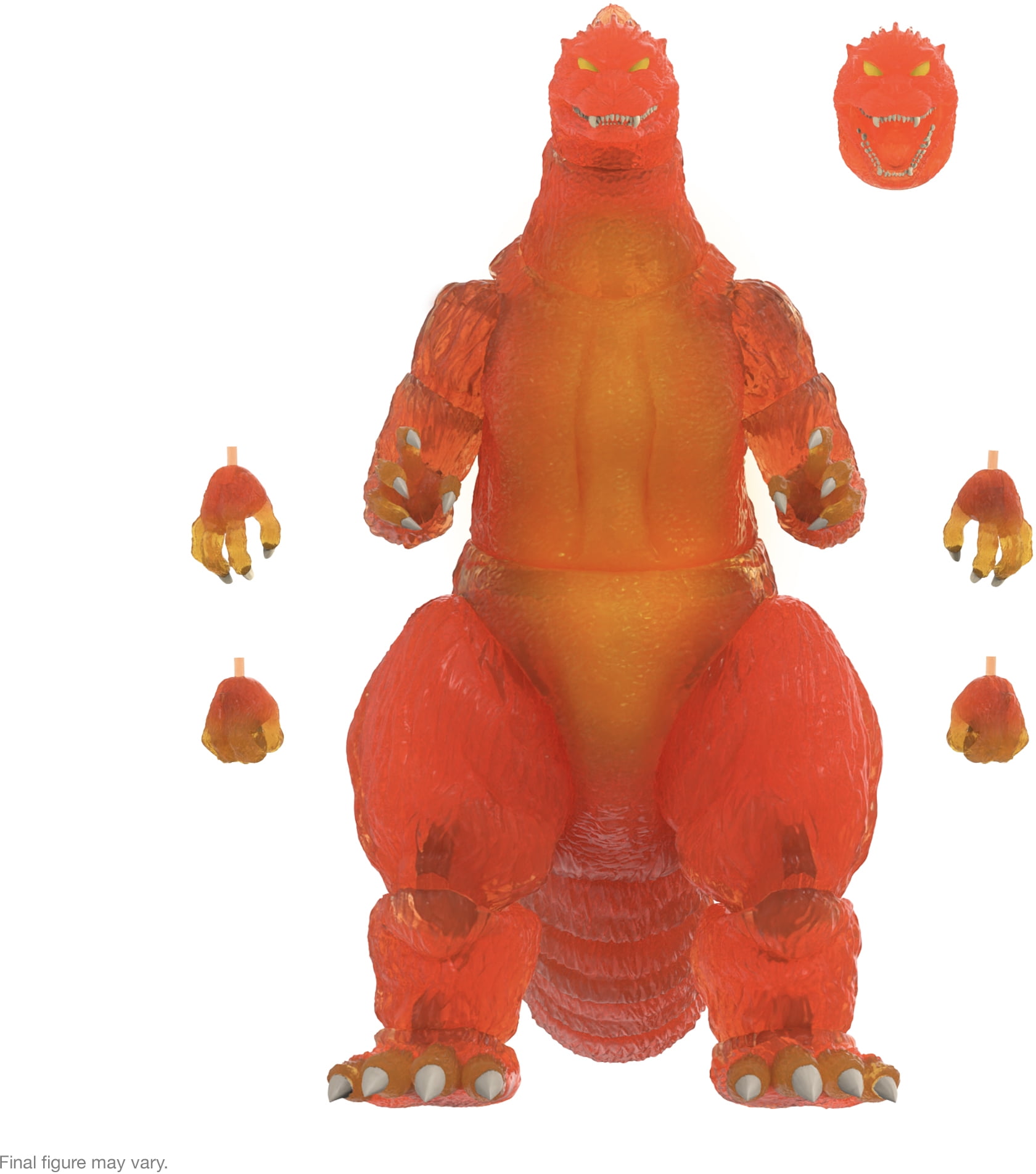 Super7 - Toho - Ultimates! - Blazing Godzilla (1200 Clear Orange)
