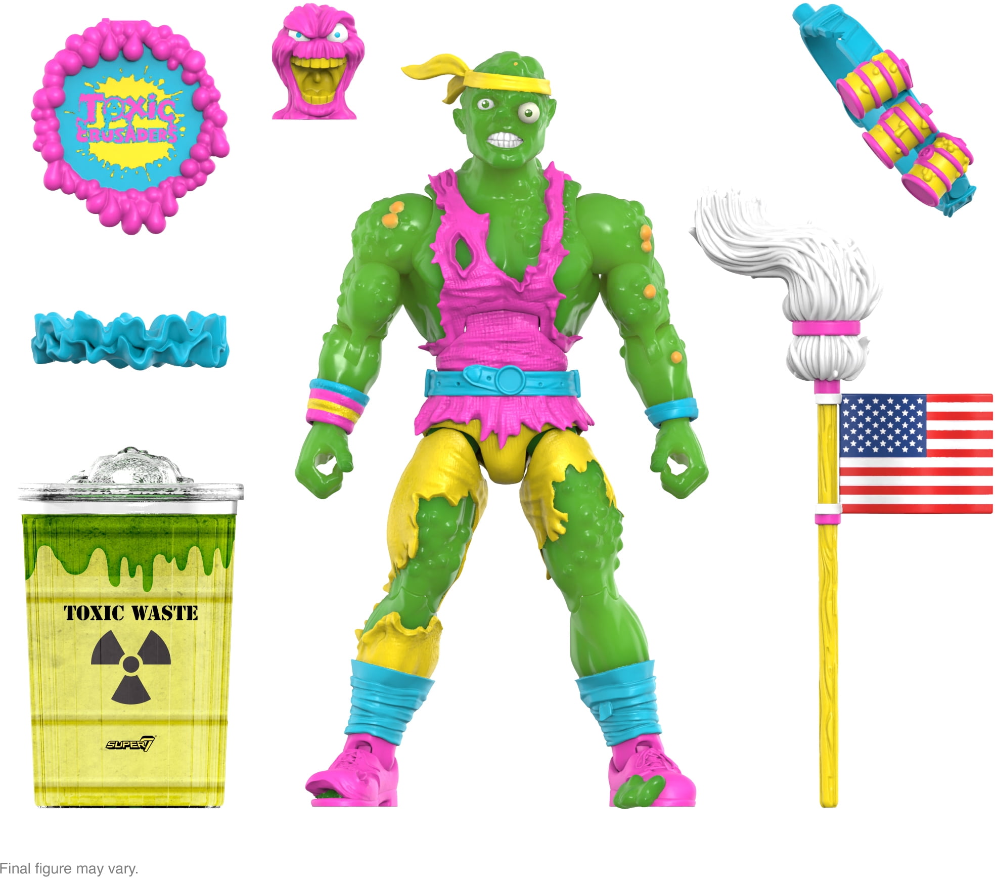 Super7 - Toxic Crusaders - Ultimates! - Toxie (Slime - Glow