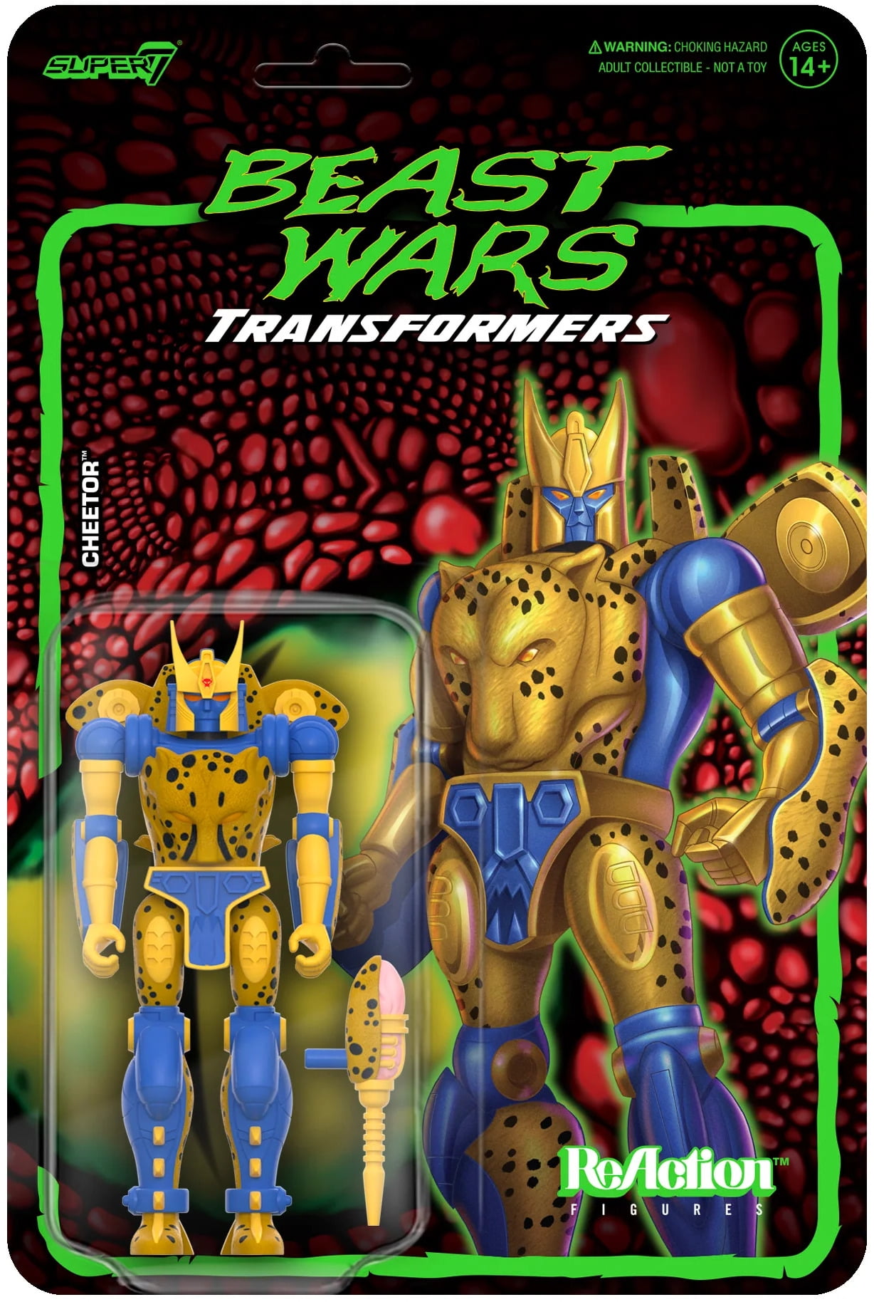 Super7 - Transformers - ReAction Wv 7 Beast Wars - Cheetor