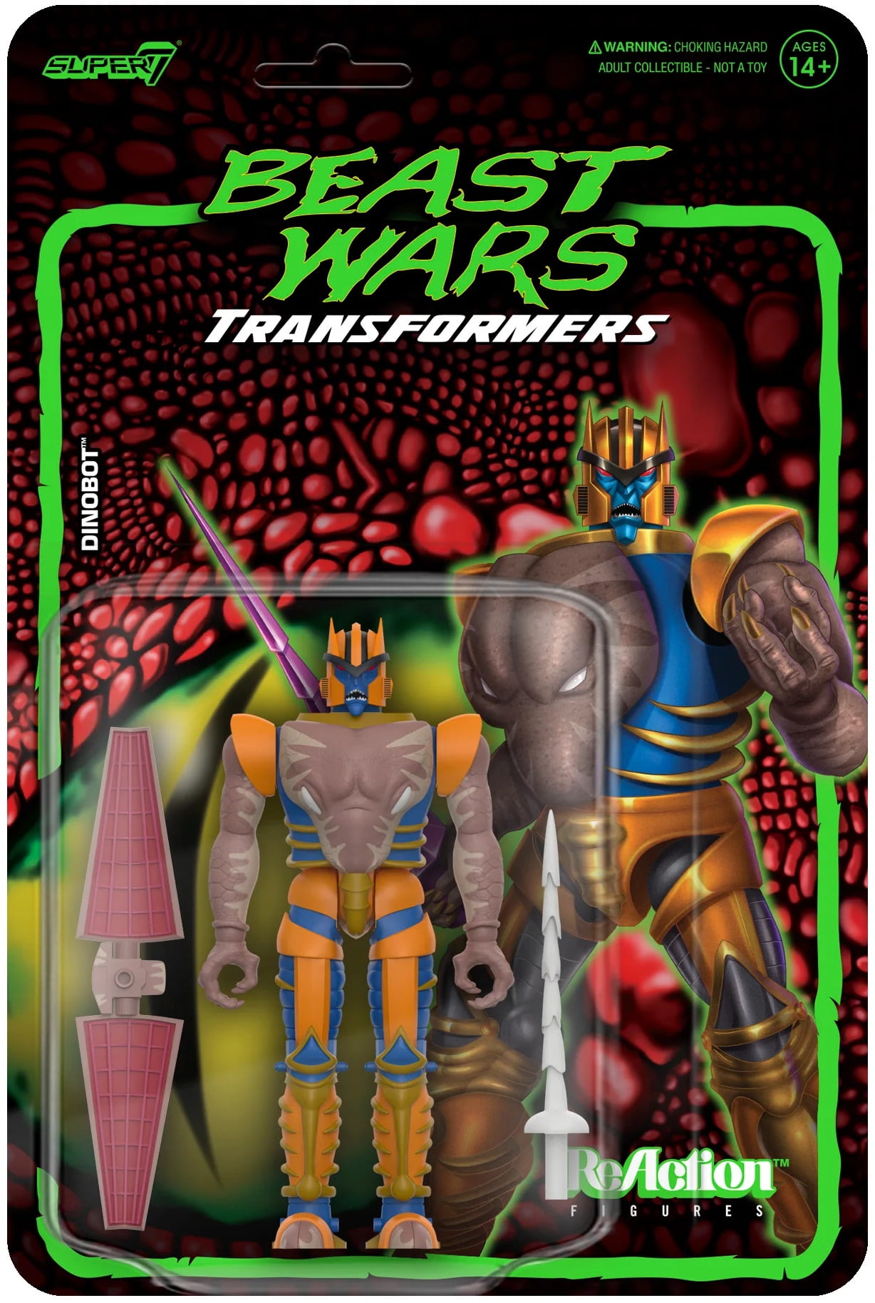 Super7 Transformers Reaction Wv 7 Beast Wars Action Figure