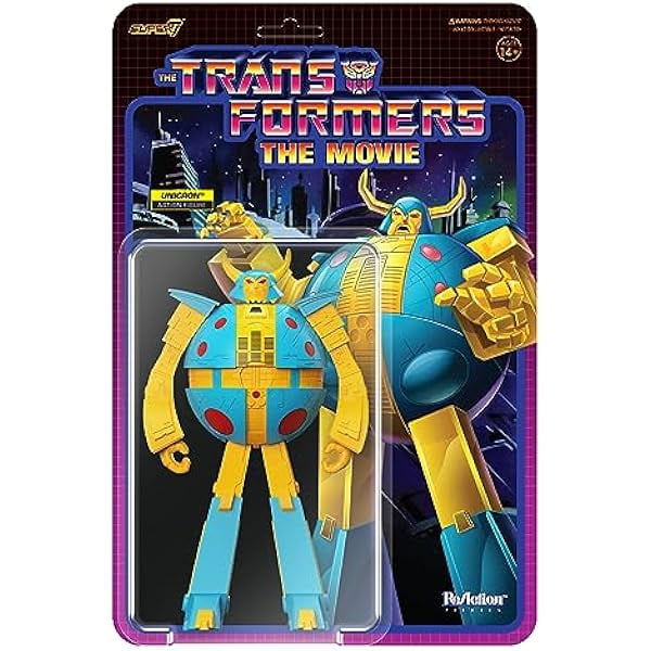 Super7 Transformers Unicron (Original Toy Prototype) - 6" Transformers Action Figure Classic Cartoon Collectibles and Retro Toys
