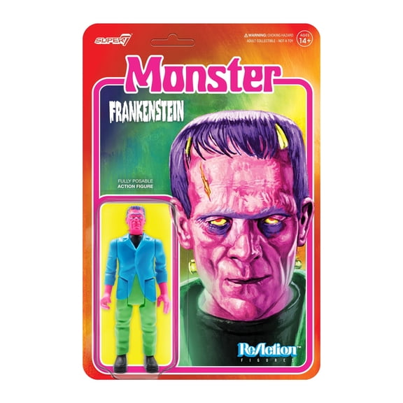Super7 Universal Monsters Frankenstein Costume Colors Reaction Figure 3.75 inch