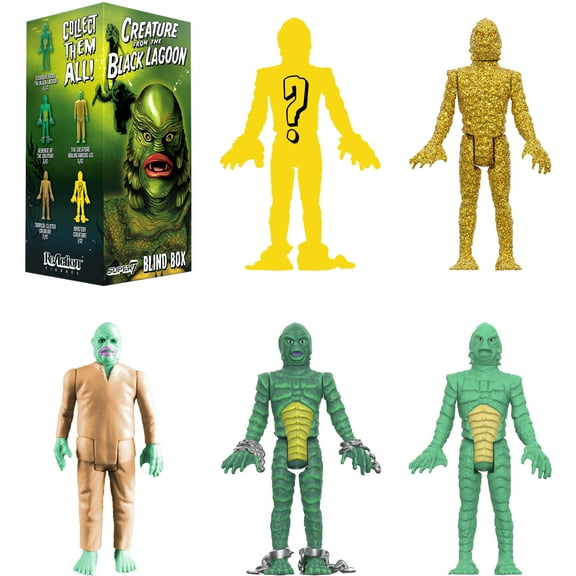 Super7 - Universal Monsters - Reaction Blind Box Wv3 - Creature from the Black Lagoon 12pc Flat