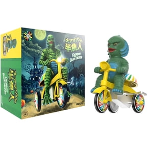 Super7 - Universal Monsters Super Cycles - Creature from Black Lagoon (Dark Green with Yellow Trike)