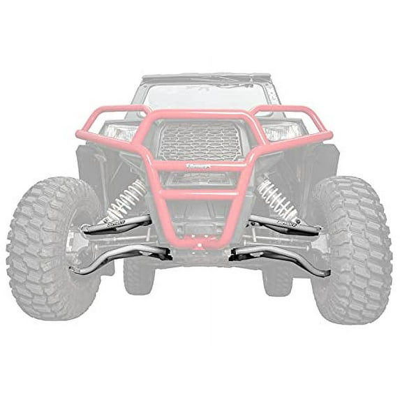 SuperATV 1.5" Forward Offset A Arms for 2021+ Polaris RZR Trail S 900 / S 1000|Fits Larger Tire Size|White Aluminum|1.25? Tubing 25% larger Than Stock|AA-P-RZR900S-1.5-HC-001-07#SATV