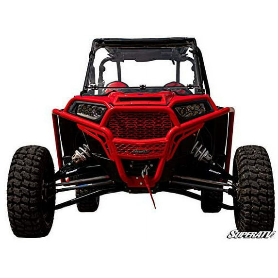 SuperATV 3" Chromoly Long Travel Kit for Polaris RZR XP Turbo (2016+) | Black | Includes Rhino 2.0 Axles, A Arms, Ball Joints, Trailing Arms, and more|LTK-P-RZRXPT-CHC-002-R2-02#XPT