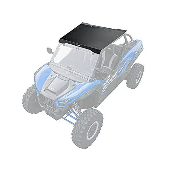 SuperATV Aluminum Roof for 2020+ Kawasaki Teryx KRX 1000|1/8" Lightweight Aluminum|UV Resistant Powder Coat Finish|Snug, Rattle|Free Fit|USA Made|ROOF-K-KRX-001-01