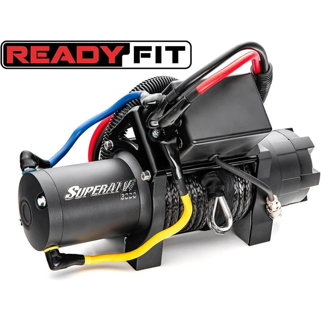 SuperATV Black Ops 4500 LB Winch Compatible with 2020+ CanAm Defender