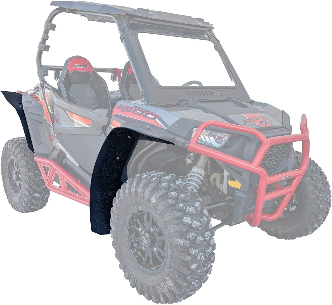 SuperATV Fender Flares / Mud Guard / Mud Flares for 2015+ Polaris RZR