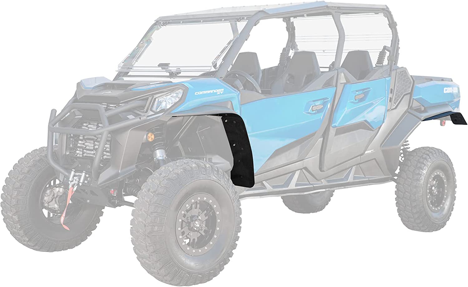 SuperATV Fender Flares / Mud Guards / Mud Flares for 2021+ Can Am