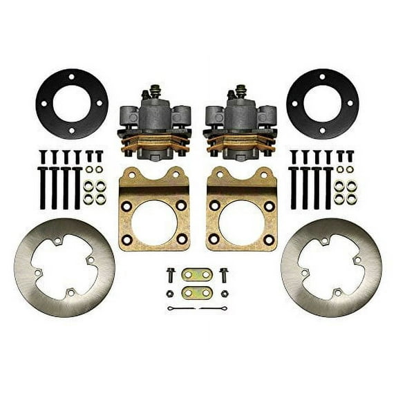 SuperATV Front Disc Brake Conversion Kit for Honda Rincon 650 4x4 (All Years) | DBK|H|001|DBK-H-001#AR
