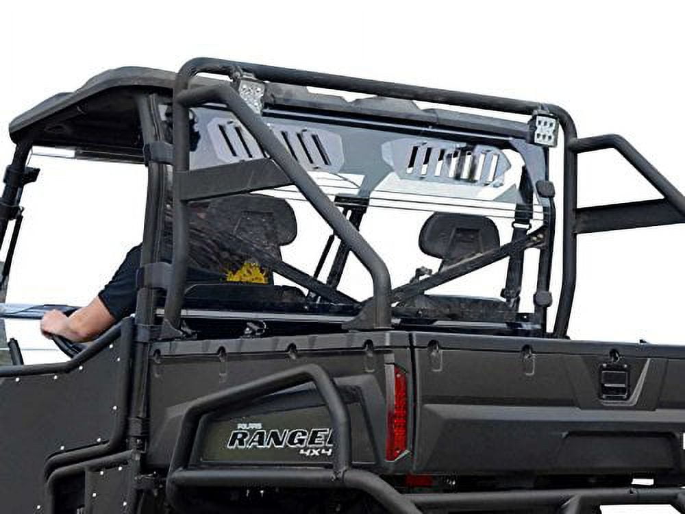 SuperATV HD Rear Vented Windshield for 20102014 Polaris Ranger Full