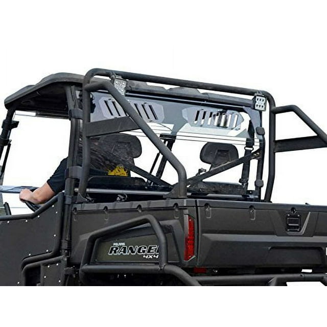 SuperATV HD Rear Vented Windshield for 20102014 Polaris Ranger Full