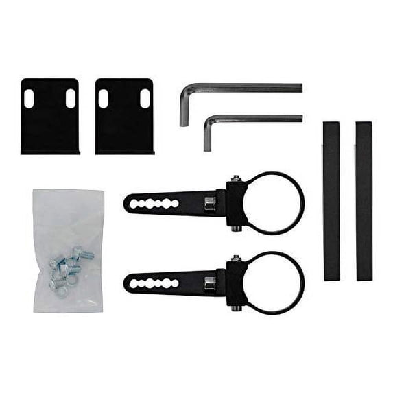 SuperATV Heavy Duty Cage Mounting Brackets for 30" Straight/Curved Light Bar on Polaris RZR 900 / S 900 / XP 1000|LB3-ACC-7-02