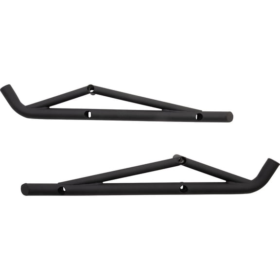 SuperATV Heavy Duty Nerf Bars Black