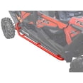 thumbnail image 1 of SuperATV Rock Sliders Nerf Bars Tree Kickers for 2015|2018 Polaris RZR 4 900 / S4 900|Red|Constructed of 1.75" HD Tubing|Powder Coat Finish|&nbsp;Bolt|on Mounting|NB-P-RZR1K4-03#NH, 1 of 6