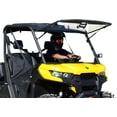 thumbnail image 1 of SuperATV Scratch Resistant 3-in-1 Flip Windshield for Can Am Defender HD5 / HD8 / HD10 (See Fitment) - 1/4"Thick Polycarbonate 250 Times Stronger than Glass - USA Made - Open, Vented, or Closed, 1 of 9