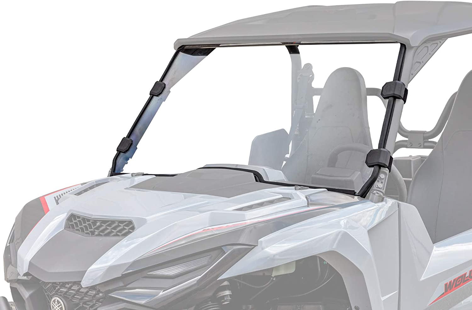 SuperATV Scratch Resistant Full Windshield for 2021+ Yamaha Wolverine ...