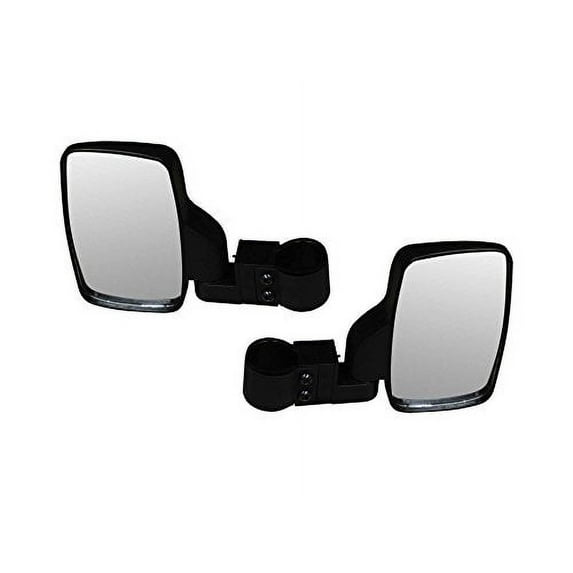 SuperATV Side View Mirrors for Polaris Ranger/RZR/Ace/Kawasaki Teryx/Mule/Honda Pioneer/Can|Am Maverick/Yamaha/CFMOTO/Arctic Cat| See Fitment|Fits 1.75"/1.875" ROUND Roll Cages|SVM-001