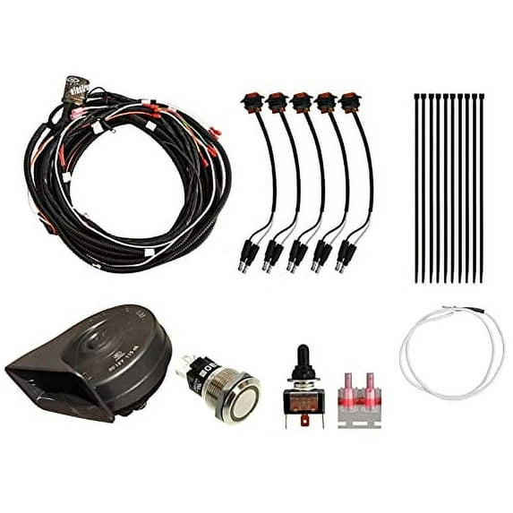 SuperATV Turn Signal Kit for Polaris RZR 900 / S 900/4 900/900 XC (see fitment) | (with Toggle Turn Switch) | Plug and Play for Easy Installation|TSK-P-RZR-001#RZR900
