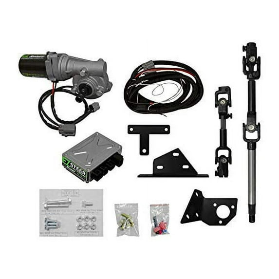 SuperATV UTV EZ|STEER Power Steering Kit for 2017+ Polaris Ranger Midsize 500/2017+ Polaris Ranger Midsize 500 2WD|Eliminate Bump Steer|Watertight Control Box|PS-P-RANMID-001#AZ