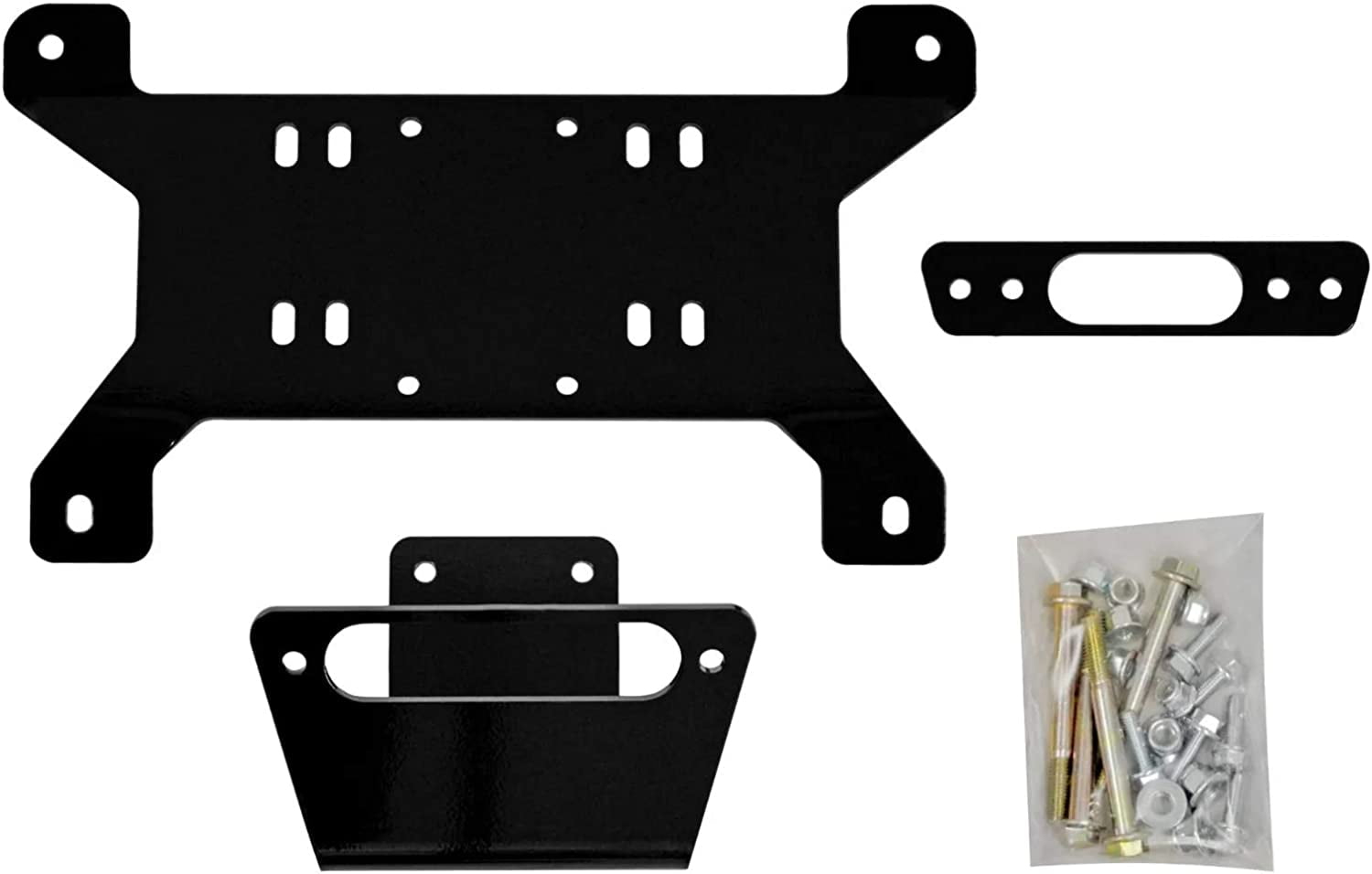SuperATV Winch Mounting Plate for CanAm Maverick/X MR/X RS/Max