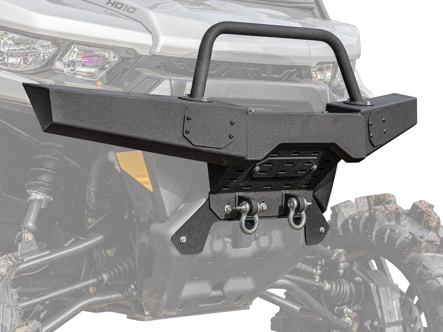 SuperATV WinchReady Front Bumper for CanAm Defender HeavyDuty Steel, AdventureProof