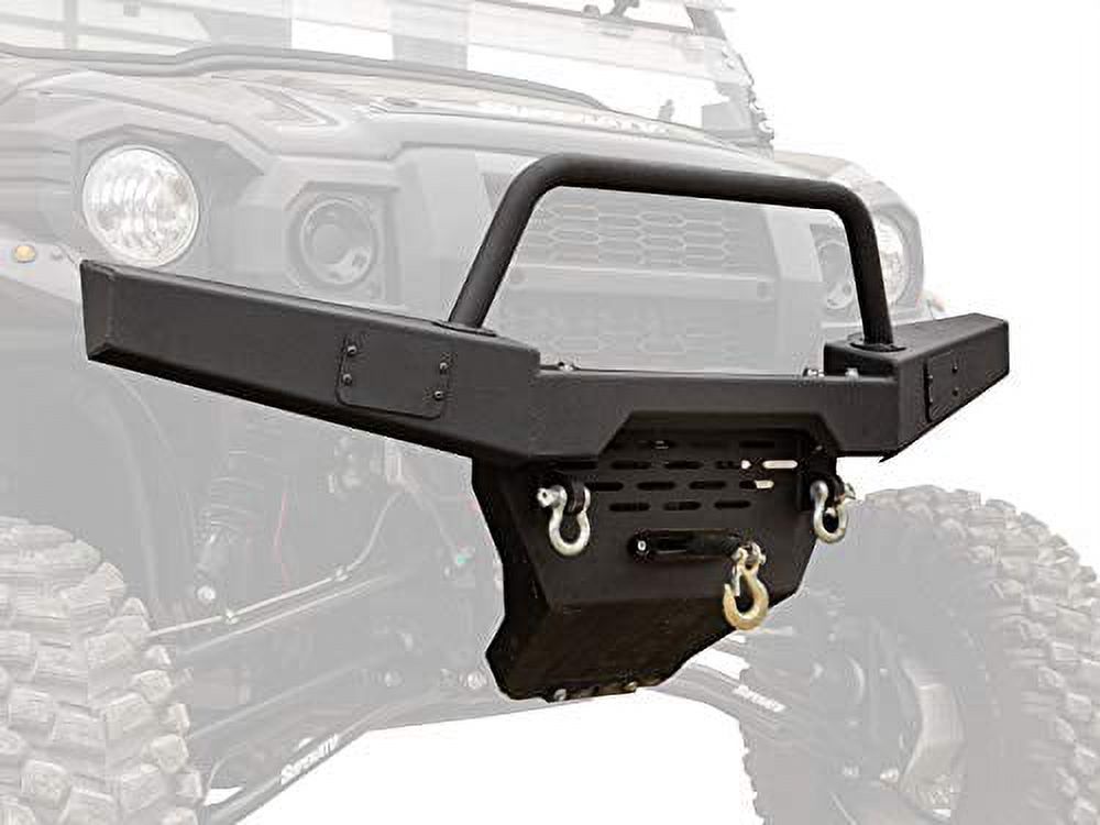 SuperATV WinchReady Front Bumper for Kawasaki Mule Pro Made of Heavy