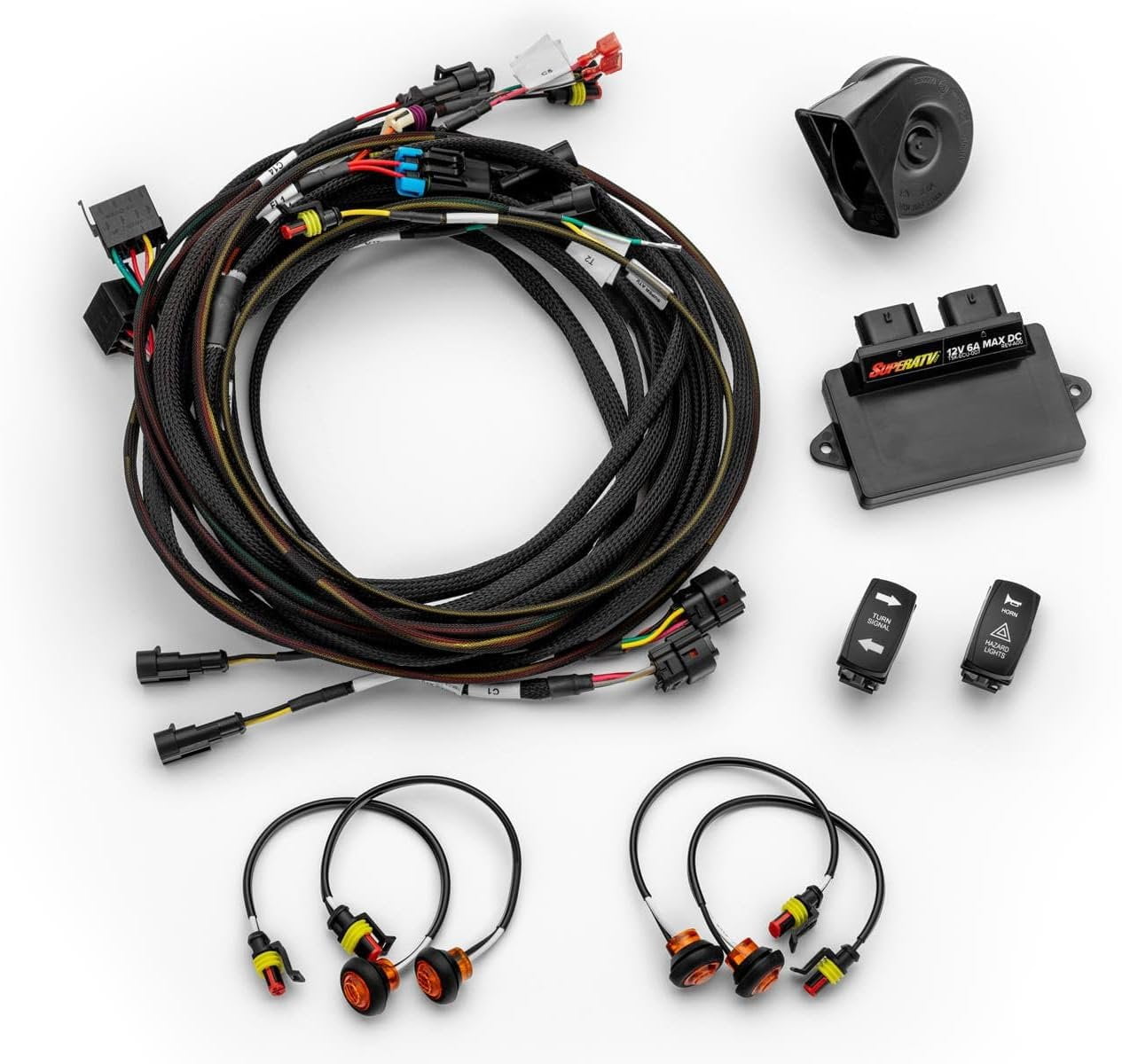 SuperATV Yamaha Wolverine RMAX Deluxe SelfCanceling Turn Signal Kit