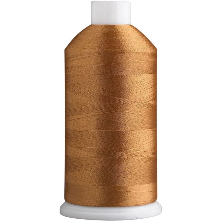 tobacco thread SuperB Polyester Embroidery Thread 40wt 5000m. Tobacco Brown 905