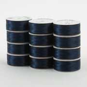SuperBobs Polyester M-Style Bobbin 12 Pack Dark Blue