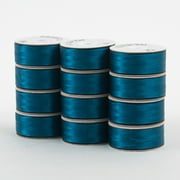 SuperBobs Polyester M-Style Bobbin 12 Pack Turquoise