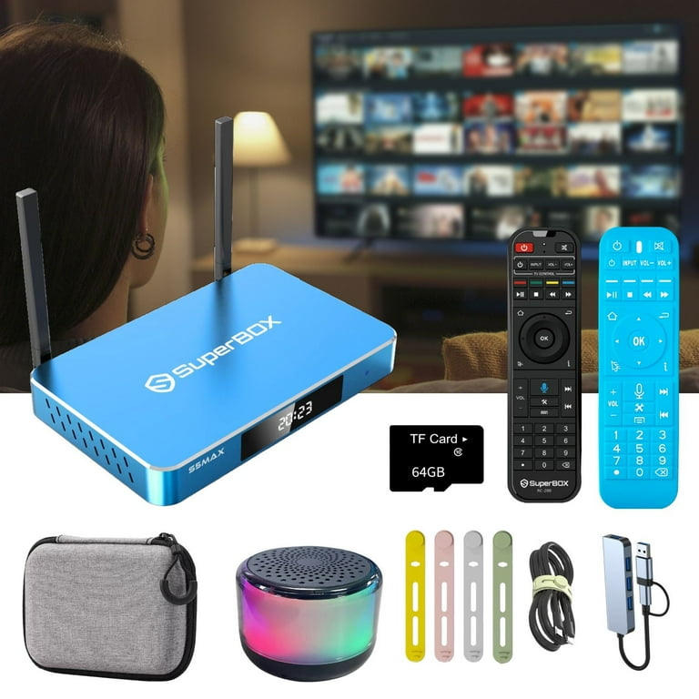 SuperBox S5 MAX 4G+64GB Storage, Dual-Band WiFi 6, Time Shift