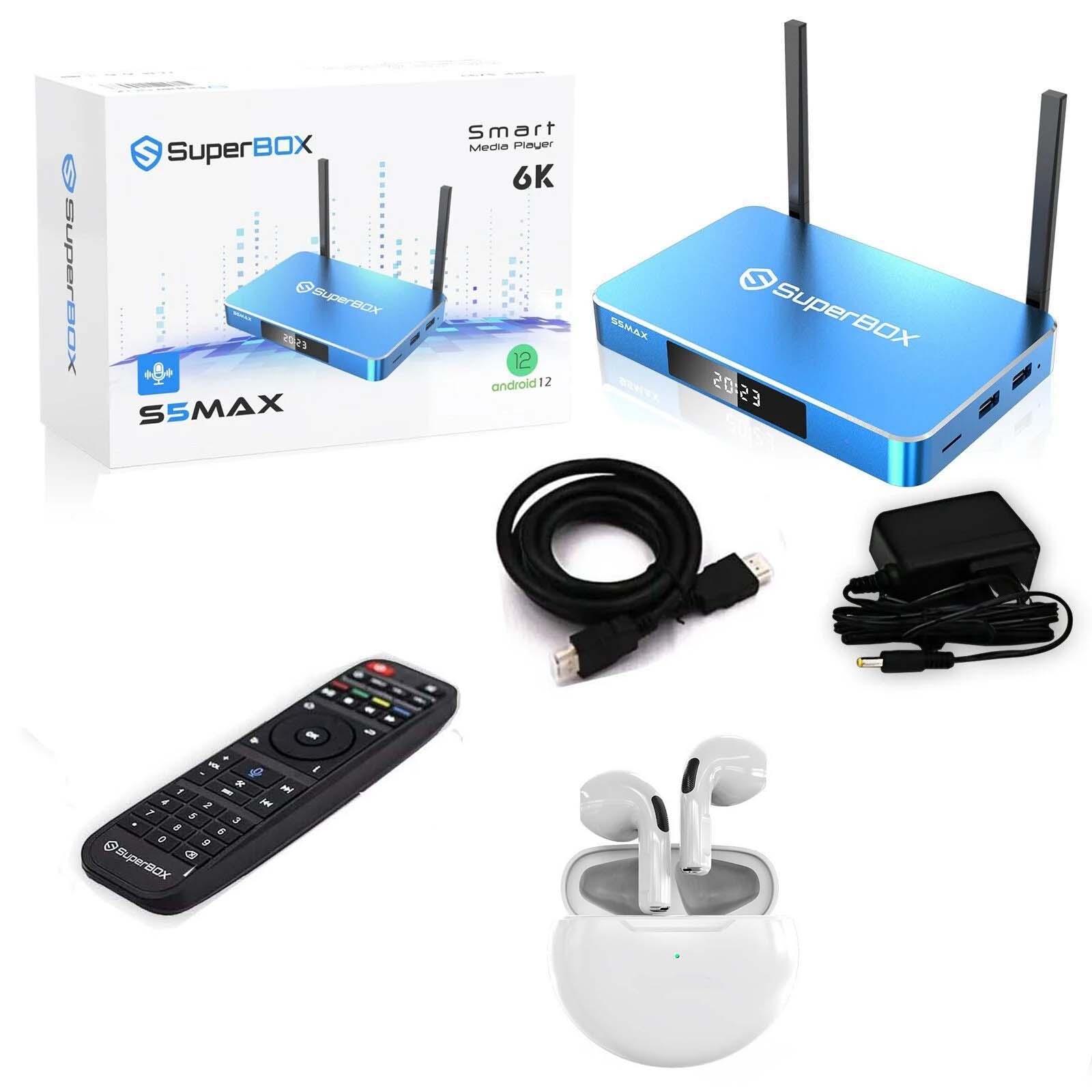 SuperBox S5 Max Bundle Deal Plug N' Play No Setup Required with
