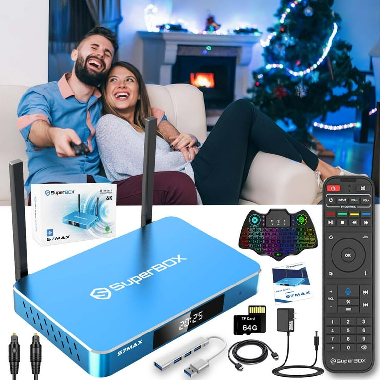 SuperBox S5 Max Premium Edition, Android 12, 4GB RAM, 64GB Storage