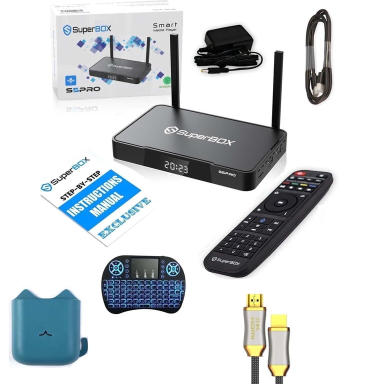 SuperBox S5 PRO 2025 - 4G+64Gb, Android 12, 8K HDMI, Wireless