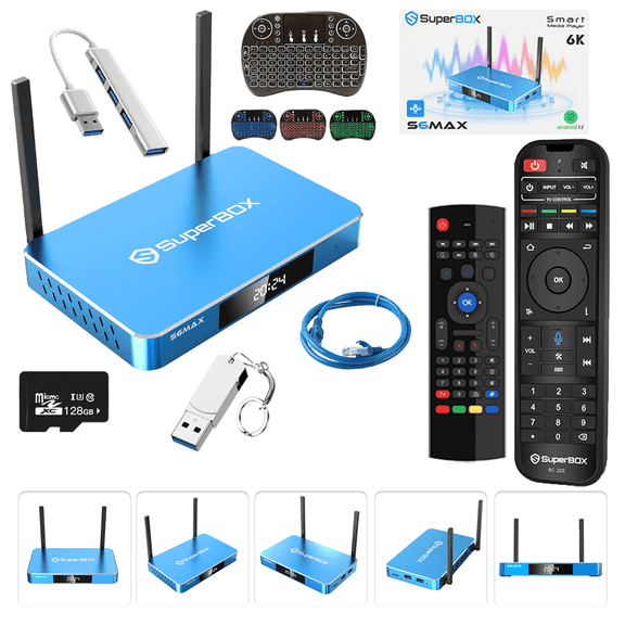 SuperBox S6 MAX Fully Loaded with Voice Control & Detailed Install Instructions