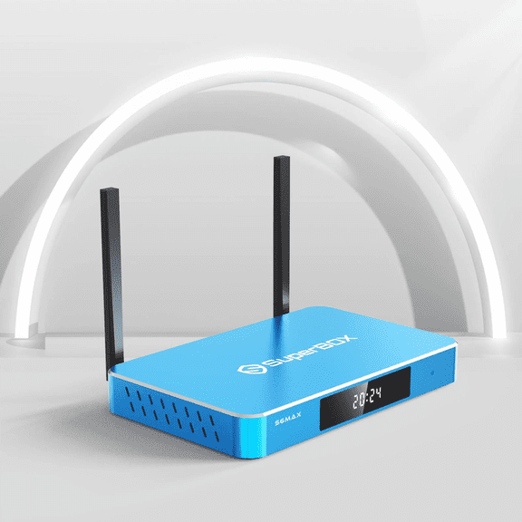 SuperBox S6 Max 2025,4G+64G Powerful Smart Box,Dual Band WiFi, Built-in Voice Control System