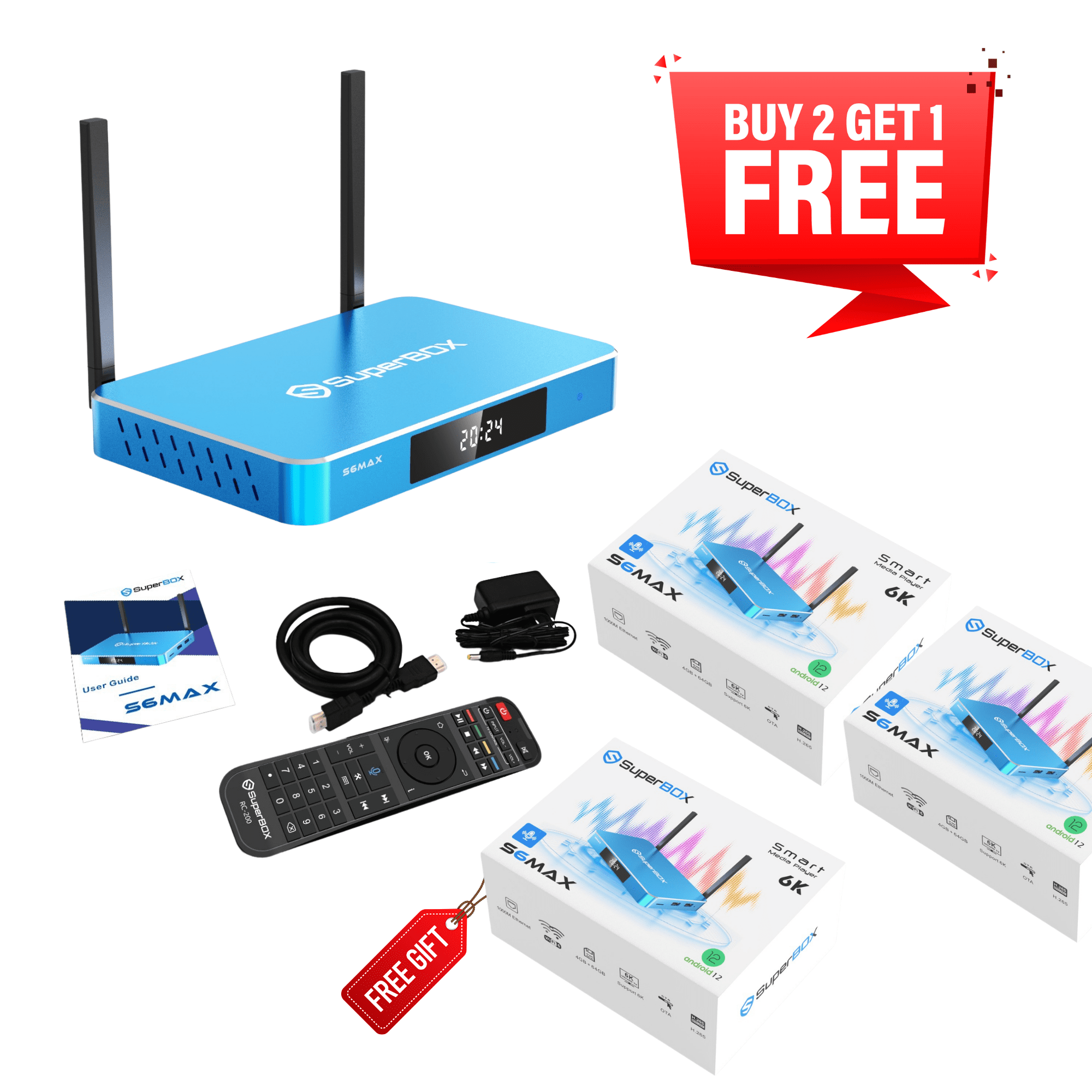 SuperBox S6 Max 2025 Edition with Built-in Voice Control System