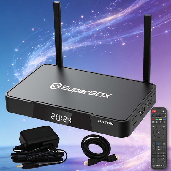 Superbox S6 Pro Full Function, 2026 Newest Package, 4G+32G Powerful Smart Box, Time Shift, Parental Control Time, Super Powerful TV Box with Voice Remote Control, Suitable for Home Use