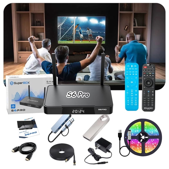 SuperBox S6 Pro Latest Version 2026 4GB RAM 32GB Smart Box