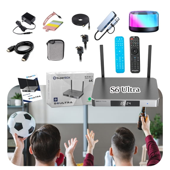 SuperBox S6 Ultra Fully Loaded 2026 Smart Box 4GB RAM 128GB Latest
