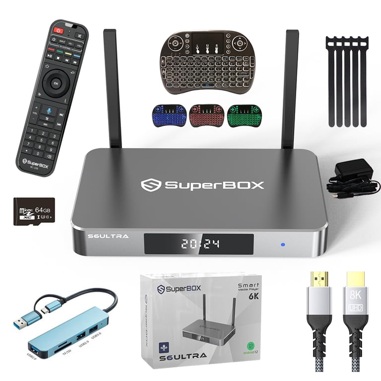 SuperBox S6 Ultra Premium Edition | 2025 Model | Android 12 | 4GB